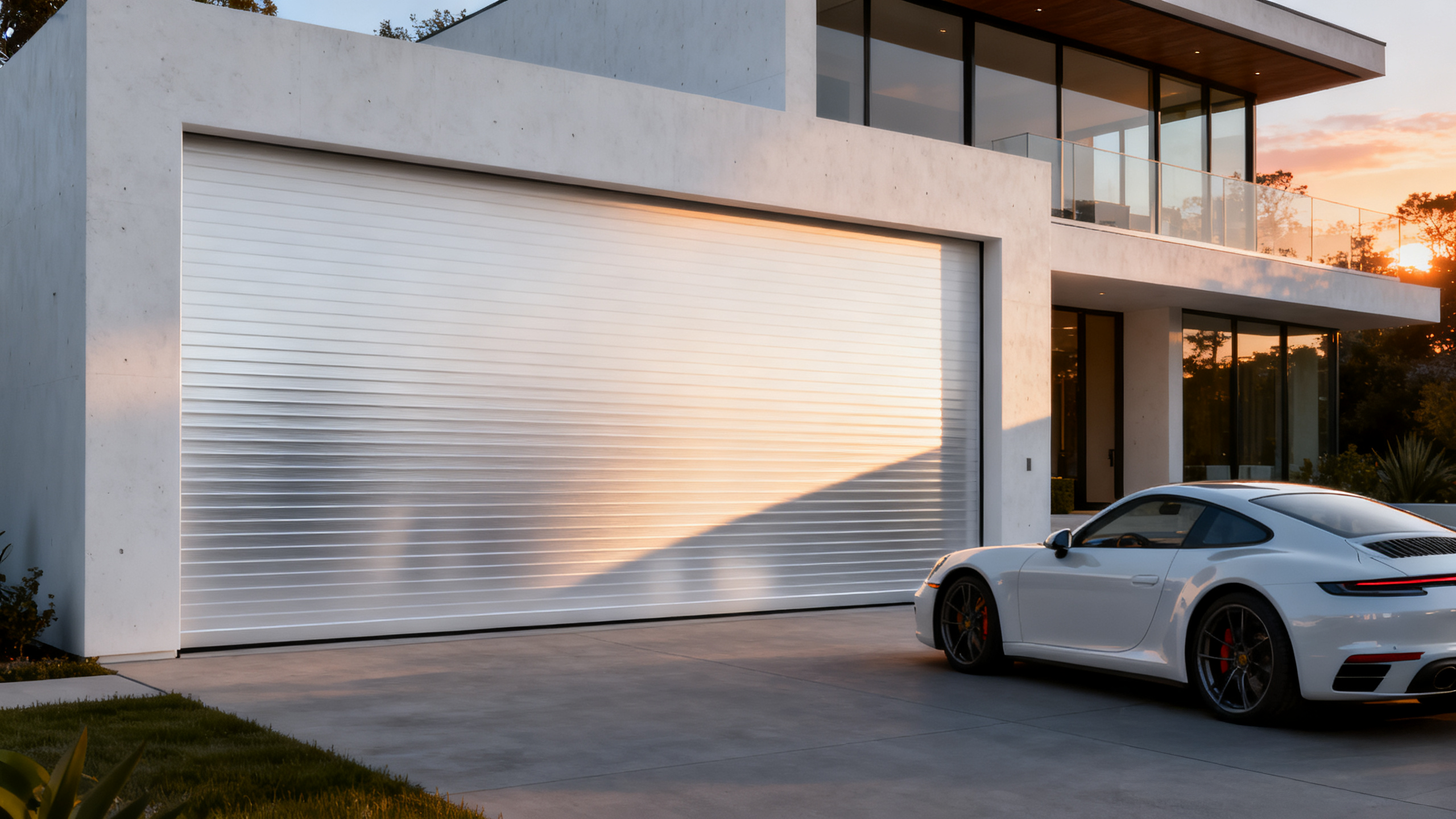 Durable Aluminum
Garage Doors for Homes and Businesses.