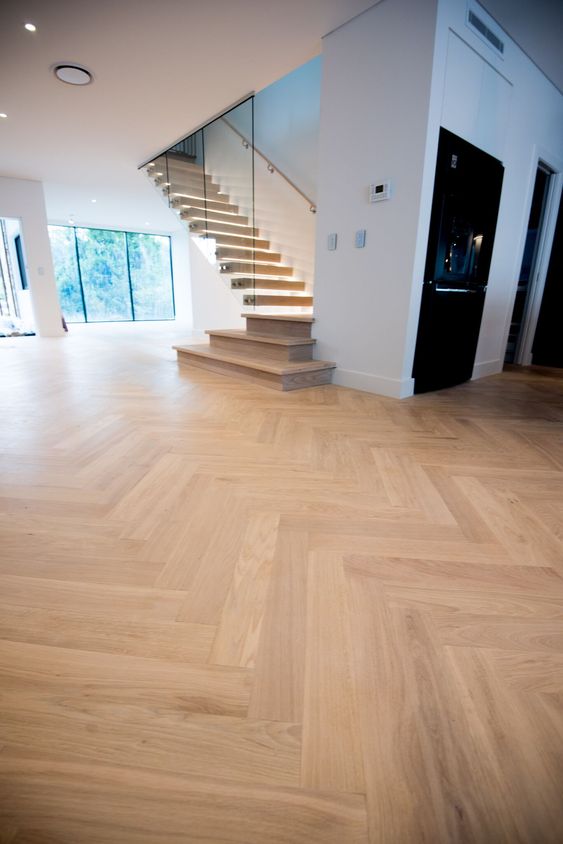 European Oak Herringbone Flooring