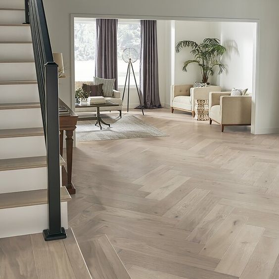 Light Colored Engineered Hardwood