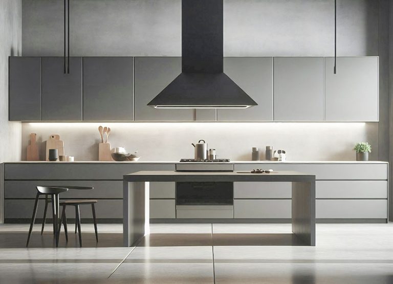 Modern Matte Lacquer Kitchen