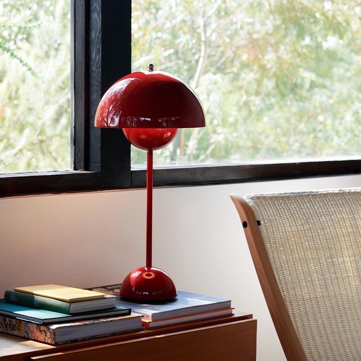Red Table Lamp