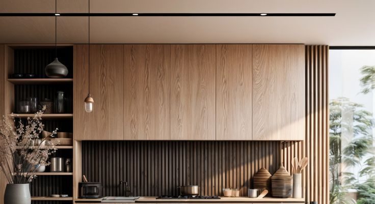 Solid Wood - Kitchen Cabinets