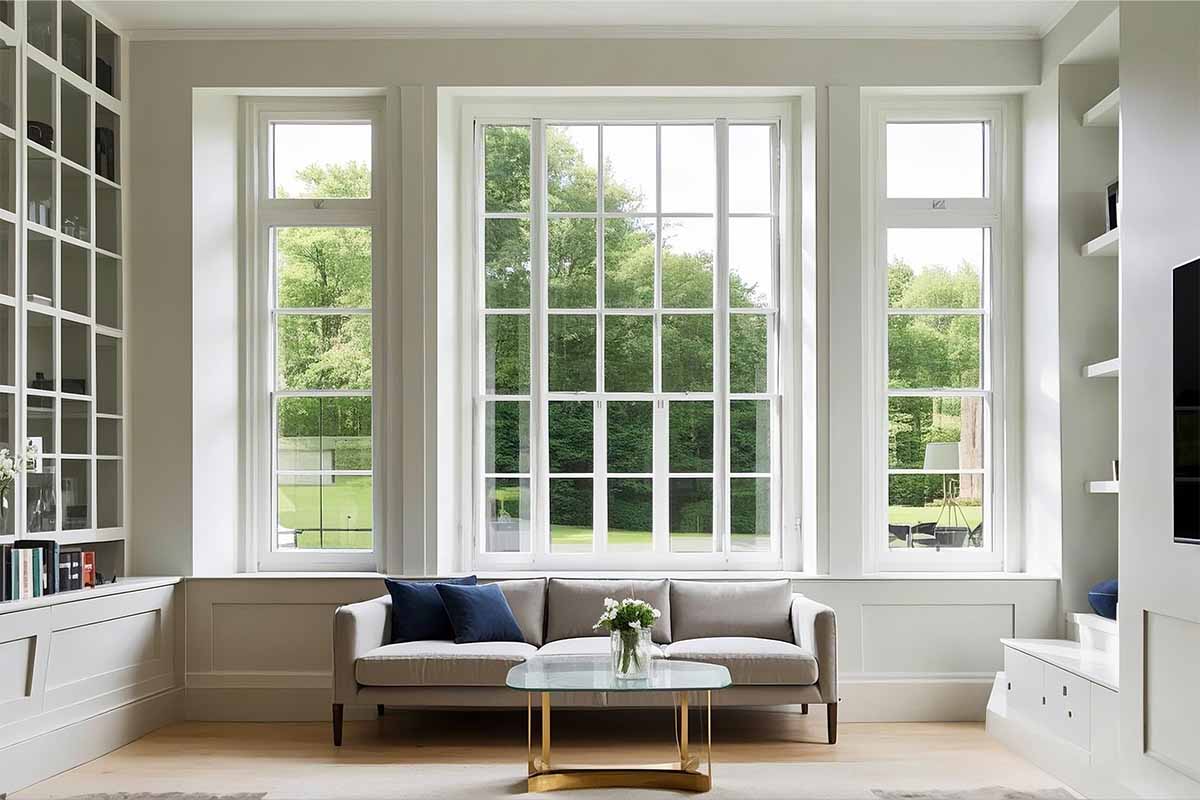 Aluminium Sliding Sash Windows