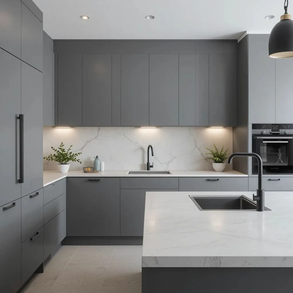 kitchen cabinets gray
