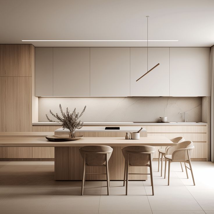 White Oak Kitchen Cabinets
