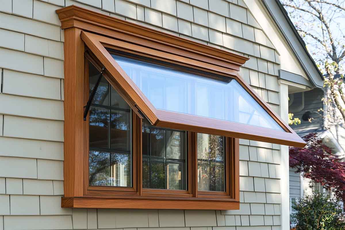 Black Frame Awning Windows