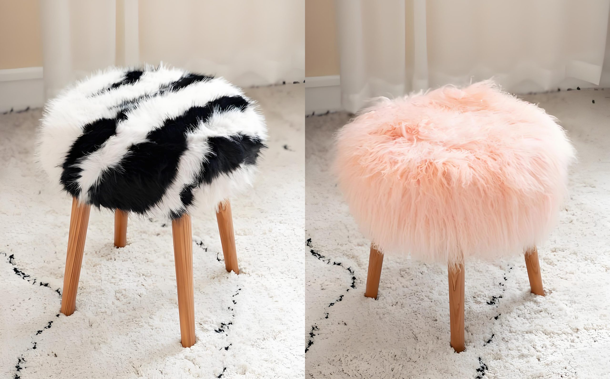 Ottomans, Stools + Poufs